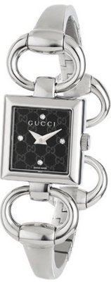 Gucci YA120507 Tornabuoni Square Black Dial