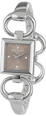 Gucci YA120509 Tornabuoni Square Brown Dial