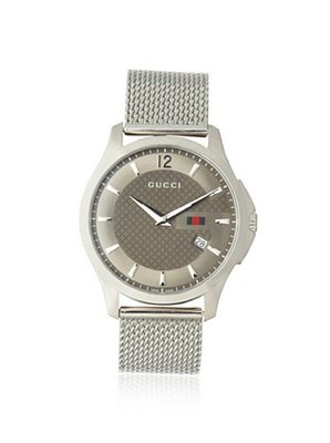 Gucci YA126301 "Timeless" Anthracite Diamond Pattern Dress