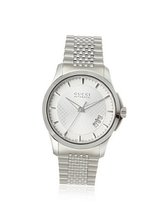 Gucci YA126417 Gucci Timeless Silver Diamond Pattern Dial