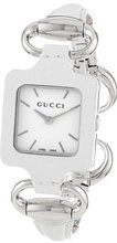 Gucci YA130404 Gucci 1921 White Leather Bangle and Case