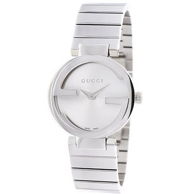 Gucci YA133503 Interlocking Iconic Bezel Silver Dial