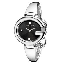 Gucci YA134301 Guccissima Fashion Bangle Black Dial
