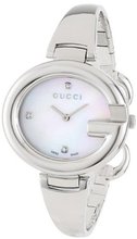 Gucci YA134303 Guccissima Fashion Bangle Mother-Of-Pearl Dial