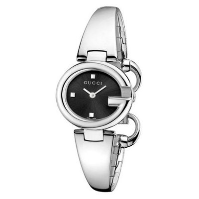 Gucci YA134501 Guccissima Fashion Bangle Black Dial