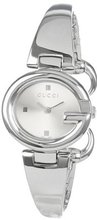 Gucci YA134502 Guccissima Fashion Bangle Silver Dial