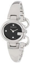 Gucci YA134505 Guccissima Fashion Bangle Black Diamond Marker Dial