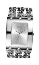 GUESS G85719L Multi-Chain Silver-Tone Bracelet