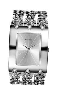 GUESS G85719L Multi-Chain Silver-Tone Bracelet