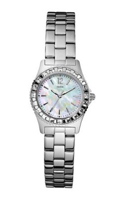 GUESS G86149L Petite Sport & Sparkle Crystal Silver-Tone