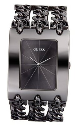 GUESS G95647L Multi-Chain Gunmetal Bracelet