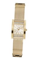 GUESS U0127L2 Timeless Shine Crystal Mesh Gold-Tone