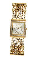 GUESS U0140L2 Pearl Embellished Gold-Tone Bracelet