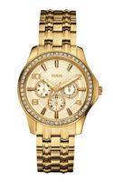 GUESS U0147L2 Polished Glamour Rose Gold-Tone Crystal