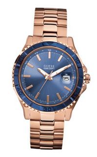 GUESS U0244G3 Color Sport Blue Dial Rose Gold-Tone