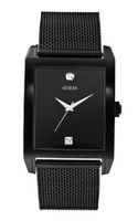 GUESS U0298G1 Diamond Accented Black Mesh