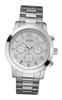 GUESS U13577G1 Stainless Steel Contemporary Chronograph