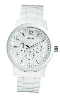 GUESS U15090G1 White Iconic Chronograph Multi-Function