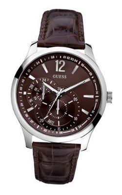 GUESS U95152G2 Contemporary Brown Leather Dress