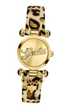 uGuess GUESS U96023L1 Iconic 30th Anniversary Leopard Print Gold-Tone 