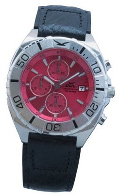 GUL Chrono 05, Croco Leather strap, Red