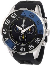 GV2 by Gevril 3001R Parachute Chronograph Rubber Date