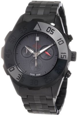 GV2 by Gevril 3005B Parachute Black PVD Chronograph Bracelet Date