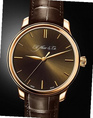H. Moser & Cie Monard Monard Date Marrone