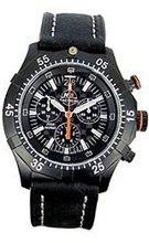 H3 TACTICAL Commander Carbon Chrono Leather #H3.322171.12