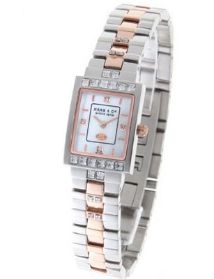 Haas & Cie Damenuhr Lady Aurora Bicolor
