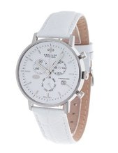 Haas & Cie Gents Vitesse Chronograph Stainless Steel/White MFH211ZWB-W