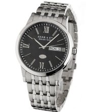 Haas & Cie Herrenuhr Linus Black