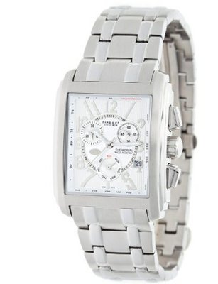 Haas & Cie Herrenuhr Rasmus Silber Chronograph