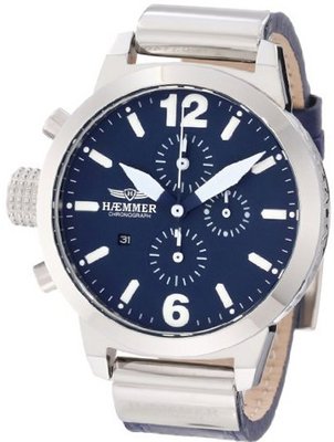 Haemmer DHC-10 Secrets Blue Leather Strap Chronograph