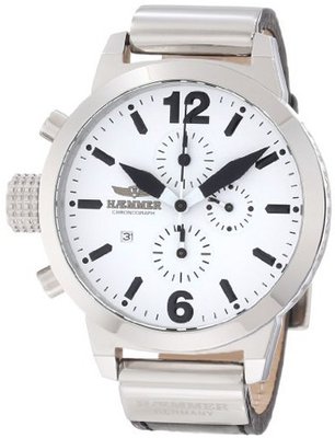 Haemmer DHC-11 Secrets Black Leather Strap Chronograph