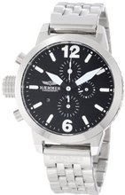 Haemmer DHC-22 Secrets Stainless Steel Black Dial Chronograph