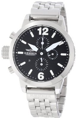 Haemmer DHC-22 Secrets Stainless Steel Black Dial Chronograph