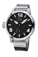 Haemmer H-16 Forte Automatic Stainless Steel Luminous Black Leather Date