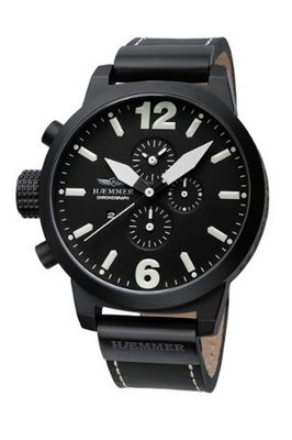 Haemmer HC-16 Giants Black PVD Chrono Leather