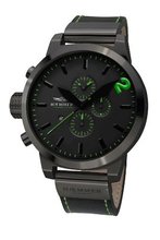 Haemmer HC-39 Tossico Black Chronograph Stainless Steel Leather Date