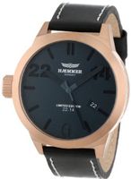Haemmer HQ-03 Monaco Rose Gold Ion-Plated Stainless Steel Grey Dial Date Limited Edition