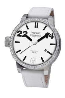 Haemmer HQ-12 Paris Stainless Steel Swarovski Crystals Date Limited Edition