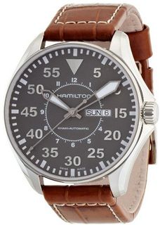 Hamilton H64715885 Khaki Pilot Grey Dial