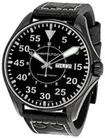 Hamilton H64785835 Khaki King Pilot Black Dial