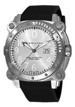 Hamilton H78515353 Khaki Navy BelowZero Gold Tone Grey Dial