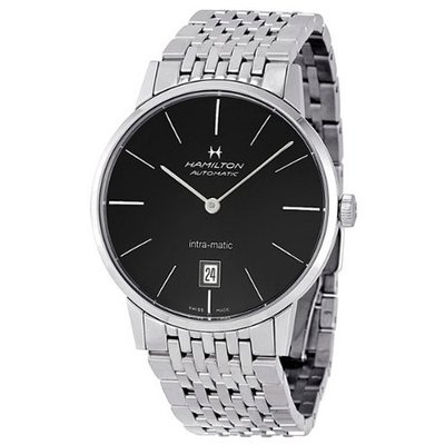 Hamilton Intra-Matic Automatic Black Dial H38455131