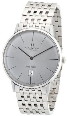 Hamilton Intra-Matic Untra-slim Automatic Silver Dial H38755151