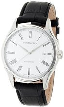Hamilton Valiant Silver Dial Leather Strap H39515754