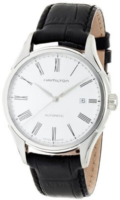 Hamilton Valiant Silver Dial Leather Strap H39515754