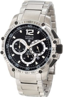 Hamlin HAQM5011:001 Aqua Maritime Bolted Bezel Chronograph Stainless Steel